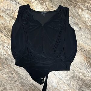 Black womens body suit from Express
